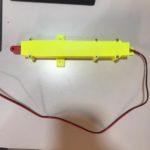 Attuatore lineare 110 mm con motore dc da 16mm in stampa3D Attuatore lineare 110 mm con motore dc da 16mm stampa3d