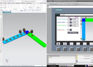 DEMO – Application Examples Digital Twin of a Transport Conveyor – TIA Portal, PLCSIM Advanced and NX MCD
