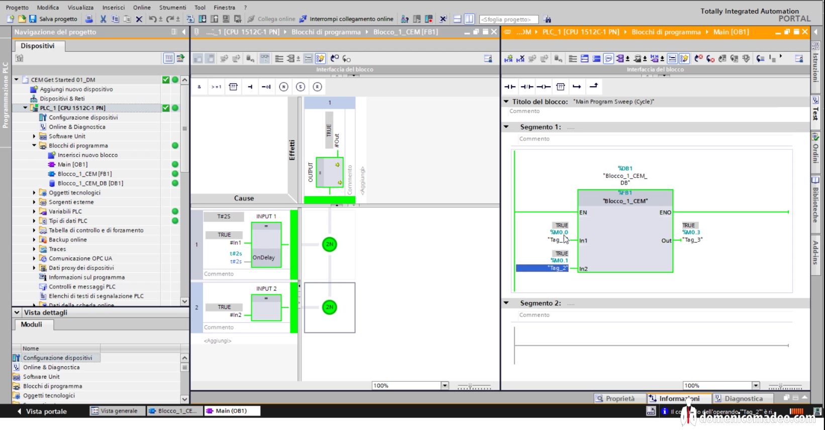 Tutorial Con Esempio Applicativo Get Started Programmare In Cem