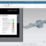 VIDEO Dimostrazione Virtual commissioning imp. di smistamento interfaccia TiaPortal PLC S7-1500 – HMI e Siemens NX