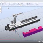 ESE10 – IRB2600 – RobotStudio Robot lavorazione in movimento su binario slitta