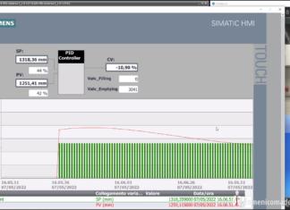 TUTORIAL ESERCIZIO – Parte 2 integrazione HMI nel Controllo PID_Compact livello serbatoio con PLC S7-1200 con HMI e Factory IO