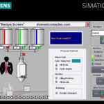 Esempio applicativo: schermata ricetta standard – Con Siemens S7-1500 HMI Simatic TP900 Comfort