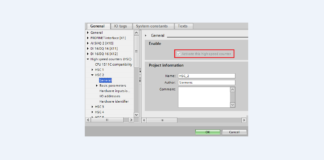 F.A.Q. – In STEP 7 (TIA Portal), Quale tipo e quale area di dati devono essere impostati nel blocco Tecnologia CTRL_HSC per i parametri NEW_CV e NEW_RV??