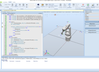 ESE02bis – RobotStudio IRB120 in 3 posizioni con segnali digitali di input e output esterni più HOME position