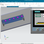 DEMO – Virtual Commissioning nastro trasportatore con Siemens NX MCD, TiaPortal, PLCSim Advanced ed HMI