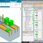 DEMO – Virtual commissioning pick and place Siemens NX MCD TiaPortal S7-1500 PLCSIM ADvanced