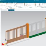 DEMO – Il gemello digitale di un cancello automatico realizzato con Siemens NX-MCD programmabile con PLC1500