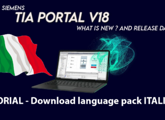 TUTORIAL – Download language pack ITALIANO TIA Portal V18 con TIA Administrator e TIA UPDATER