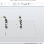 ESE03 Coll – Due IRB 14050 Yumi braccio singolo in sequenza collegati da un segnale