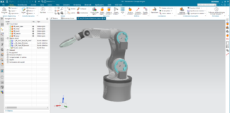 DEMO – Primo approccio al concetto di DigitalTwin con Siemens NX MCD di un Robot reale Zortax Robot Arm digital twin siemens nx