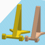 Download da stampare in 3D – Supporto portapannello V2 rinforzato per basi in legno