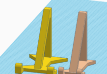 Download da stampare in 3D – Supporto portapannello V2 rinforzato per basi in legno