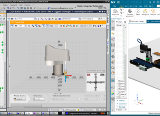 DEMO - Panoramica Motion Interpreter novità Tia Portal V19 e NX MCD Digital Twin robot SCARA