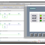 ESERCIZIO – Nastro trasportatore con inversione da logica camblata a PLC 1200 con controllo da HMI ESERCIZIO - Nastro trasportatore con inversione da logica camblata a PLC 1200 con controllo da HMI