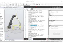 ESE07 coll – ABB Robot Studio Pick and Place con pinza elettrica GOFA CRB15000 in RAPID FlexPendant Robot studio ABB GOFA CRB15000 in RAPID da FlexPendant Omnicore