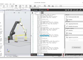 Robot studio ABB GOFA CRB15000 in RAPID da FlexPendant Omnicore