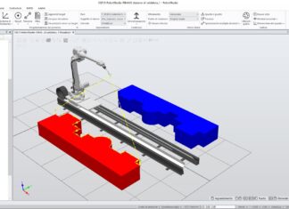 ESE15-RobotStudio IRB4600 stazione di saldatura in movimento_1