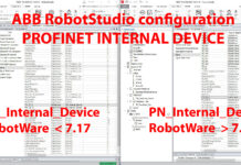 TUTORIAL – Come configurare l’interfaccia PROFINET in ABB RobotStudio per i RobotWare da 7.17 in poi