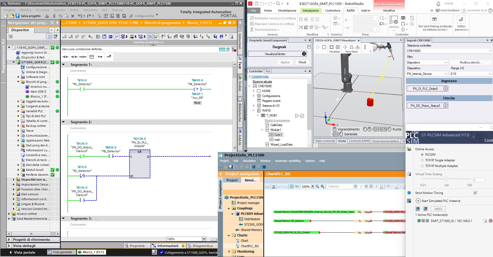 EP03di3 - Siemens Tia Portal e SIMIT con ABB RobotStudio in Virtual ...