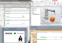 TUTORIAL – Virtual Commissioning completa tra Siemens Tia Portal e SIMIT con ABB RobotStudio in  PLC1500 + IRB120 Irc5 TUTORIAL04 - Virtual commissioning completa tra RobotStudio Tia Portal PLC1500 con HMI e SIMIT