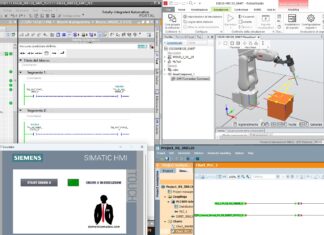 TUTORIAL04 - Virtual commissioning completa tra RobotStudio Tia Portal PLC1500 con HMI e SIMIT