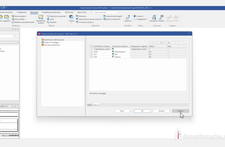 06 Corso ePLAN Education – ESE1 Preparazione struttura progetto nastro trasportatore con PLC e HMI ESE1 Preparazione struttura progetto nastro trasportatore con PLC e HMI