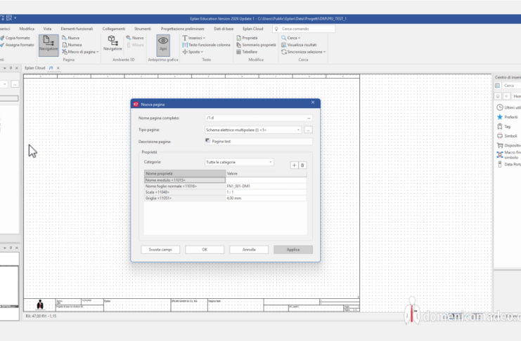 03 Corso ePLAN Education – Gestione e numerazione delle pagine 03 Corso ePLAN Education - Gestione e numerazione delle pagine