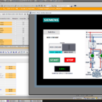 CORSO SCL12 Avviamento stella triangolo in programmazione lineare PLC Siemens in Tia Portal V21 con HMI p1