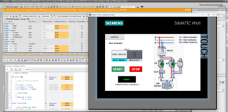 CORSO SCL12 Avviamento stella triangolo in programmazione lineare PLC Siemens in Tia Portal V21 con HMI p1