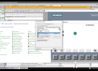 plc siemens reale e hmi simulato