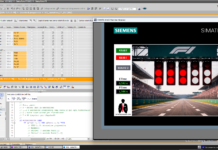 CORSO SCL14B programmazione HMI Siemens TP700 per Semaforo F1 con Elenchi testi, visibilità, conformazione SEMAFORO F1 SCL PLC SIEMENS1