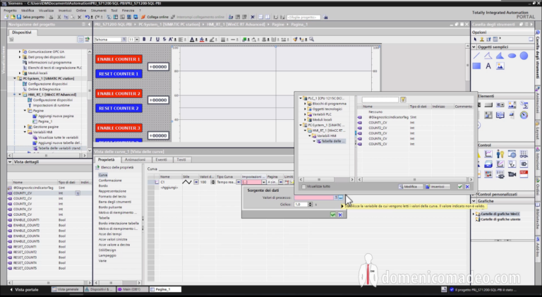 TUTORIAL – PLC S7-1200 + WinCC + SQL Server + Power BI: SCADA e Dashboard real-time industriale (Part 1)