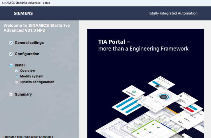 Disponibile al Download SINAMICS Startdrive Advanced V21.0 HF2 startdrive tiaportal v21