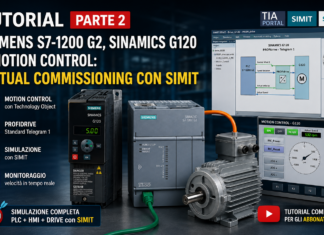 Siemens S7-1200 G2SINAMICS G120 e Motion Control Virtual commissioning con SIMIT