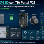 SINA_SPEED con TIA Portal V21 e SINAMICS G120: dalla configurazione PROFINET al primo avviamento