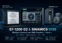 TUTORIAL Part1 – Siemens S7-1200 G2, SINAMICS G120 e Motion Control: dalla configurazione in TIA Portal alla simulazione con SIMIT TiaPortal V21 PLC 1200 G2 con MotionControl e oggetto tecnologico