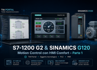TiaPortal V21 PLC 1200 G2 con MotionControl e oggetto tecnologico