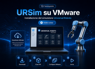 URSim Universal Robots su VMware Workstation - tutorial installazione simulatore