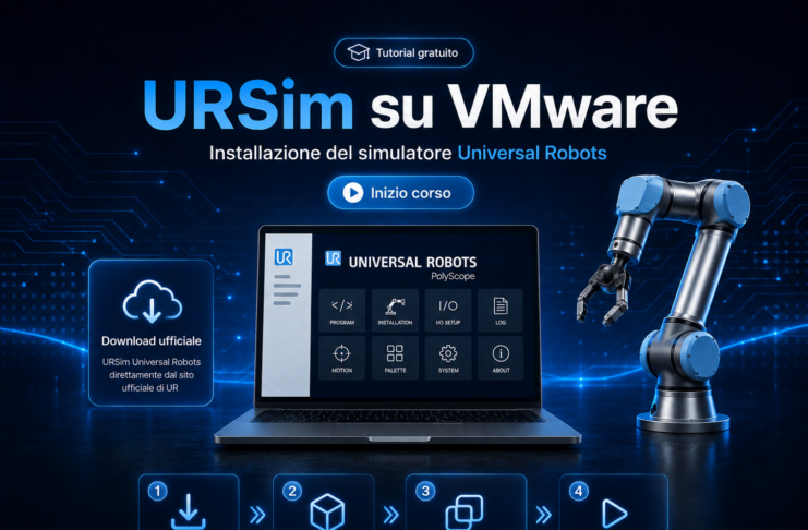 TUTORIAL UR1 – URSim Universal Robots: installazione su VMware Workstation URSim Universal Robots su VMware Workstation - tutorial installazione simulatore