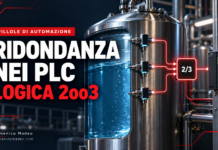 Ridondanza nei PLC: logica 2oo3 con tre sensori di livello in TIA Portal Ridondanza nei PLC: tre sensori di livello con logica di voto 2oo3