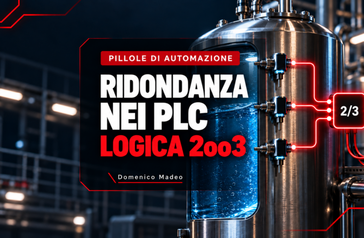 Ridondanza nei PLC: logica 2oo3 con tre sensori di livello in TIA Portal